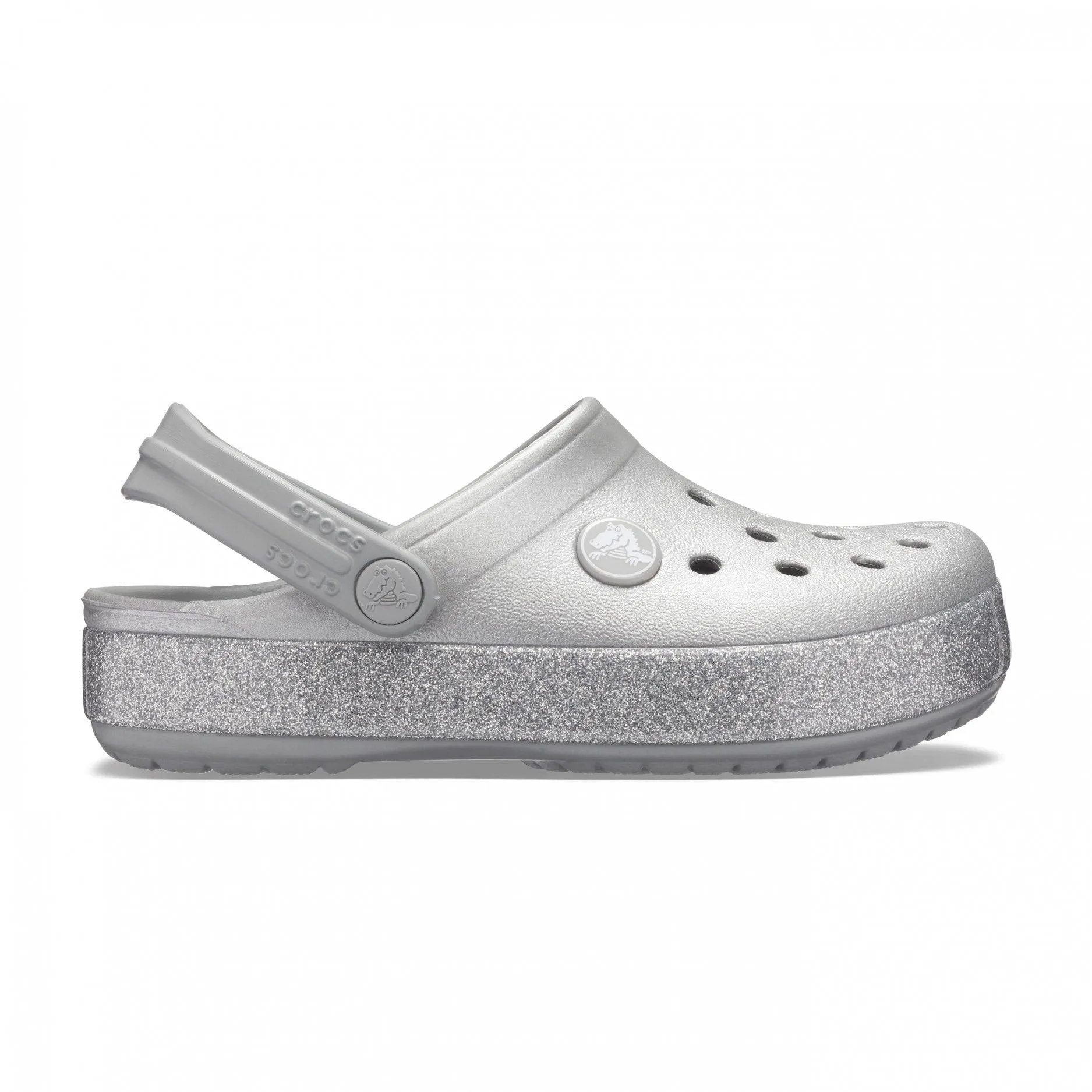 כפכף קרוקס פלטפורמה Crocband Platform Metalic Silver CLG 205912-041