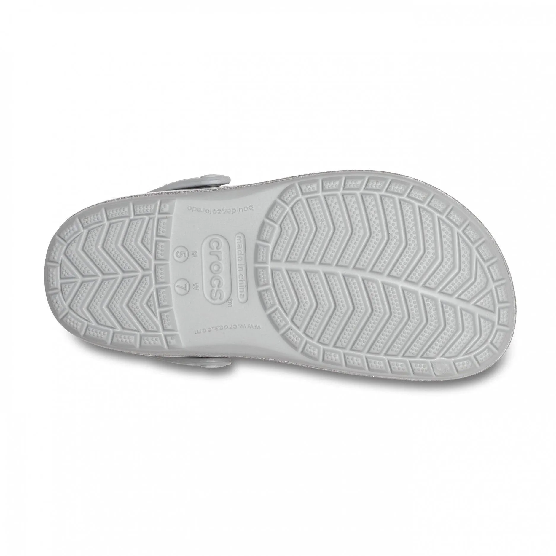 כפכף קרוקס פלטפורמה Crocband Platform Metalic Silver CLG 205912-041