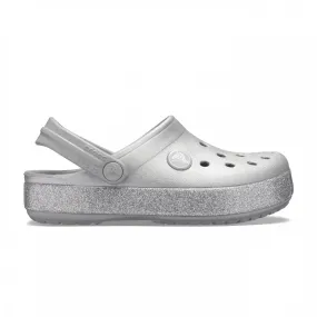 כפכף קרוקס פלטפורמה Crocband Platform Metalic Silver CLG 205912-041