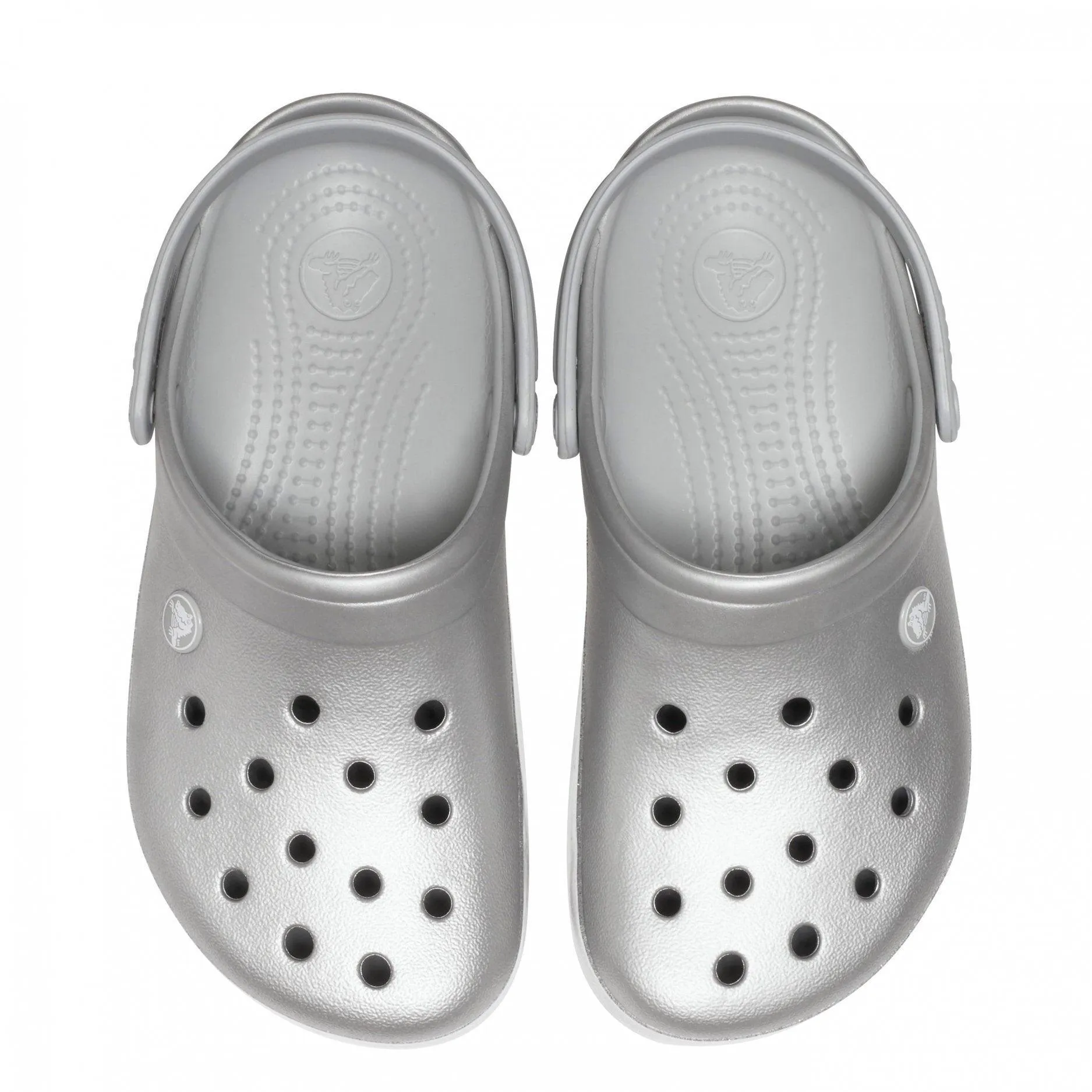 כפכף קרוקס פלטפורמה Crocband Platform Metalic Silver CLG 205912-041