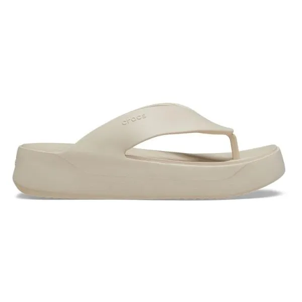 כפכפי קרוקס פלטפורמה לנשים Crocs Getaway Platform Flip-Stucco 209410-160