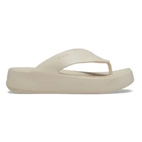כפכפי קרוקס פלטפורמה לנשים Crocs Getaway Platform Flip-Stucco 209410-160
