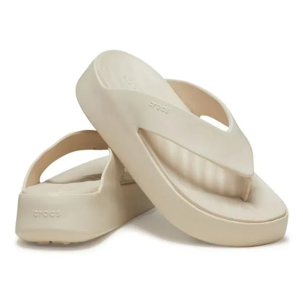 כפכפי קרוקס פלטפורמה לנשים Crocs Getaway Platform Flip-Stucco 209410-160