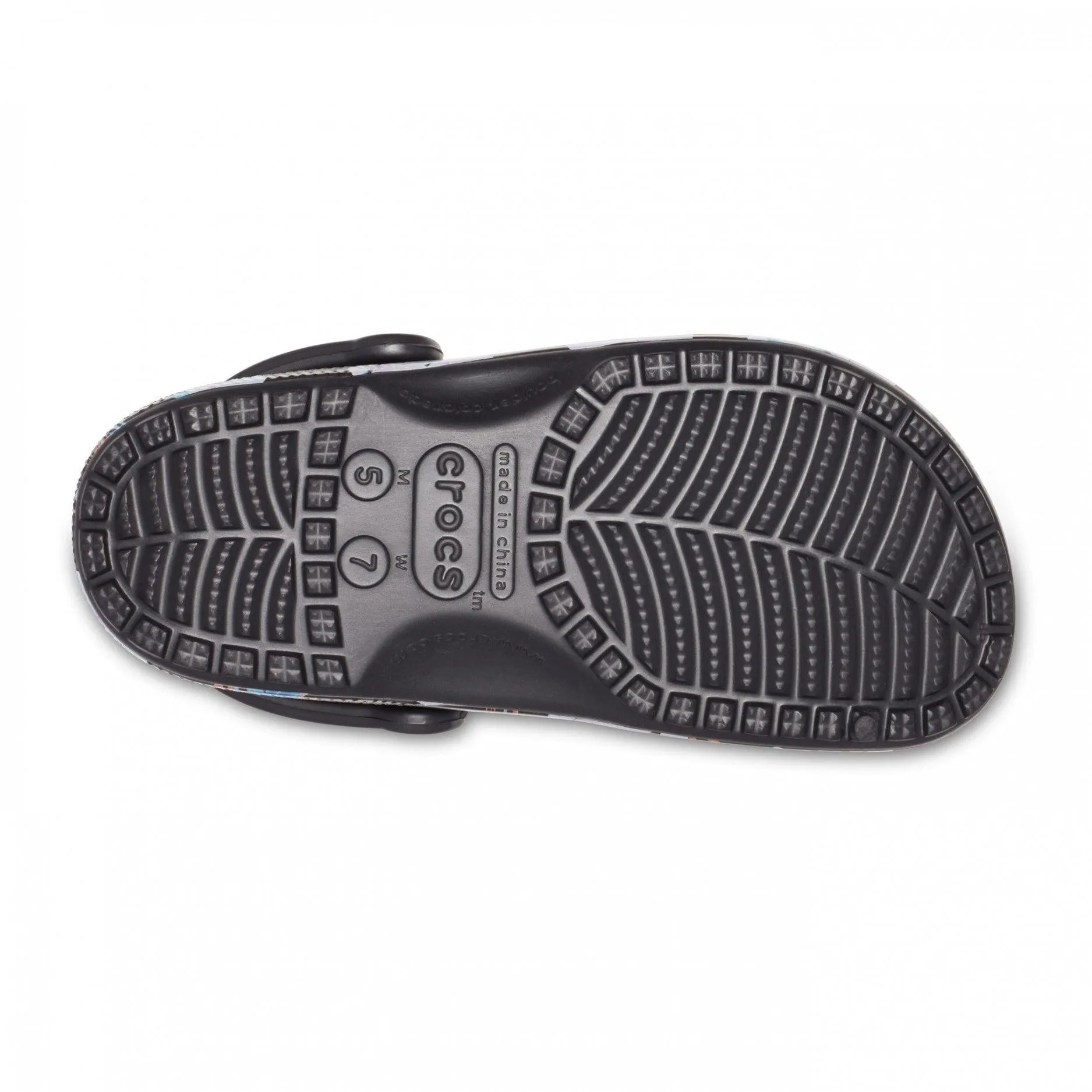 כפכפי קרוקס קלוג קלאסיות בהדפס קייצי Crocs Graphic Clog 205706-0CV