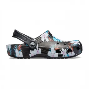 כפכפי קרוקס קלוג קלאסיות בהדפס קייצי Crocs Graphic Clog 205706-0CV