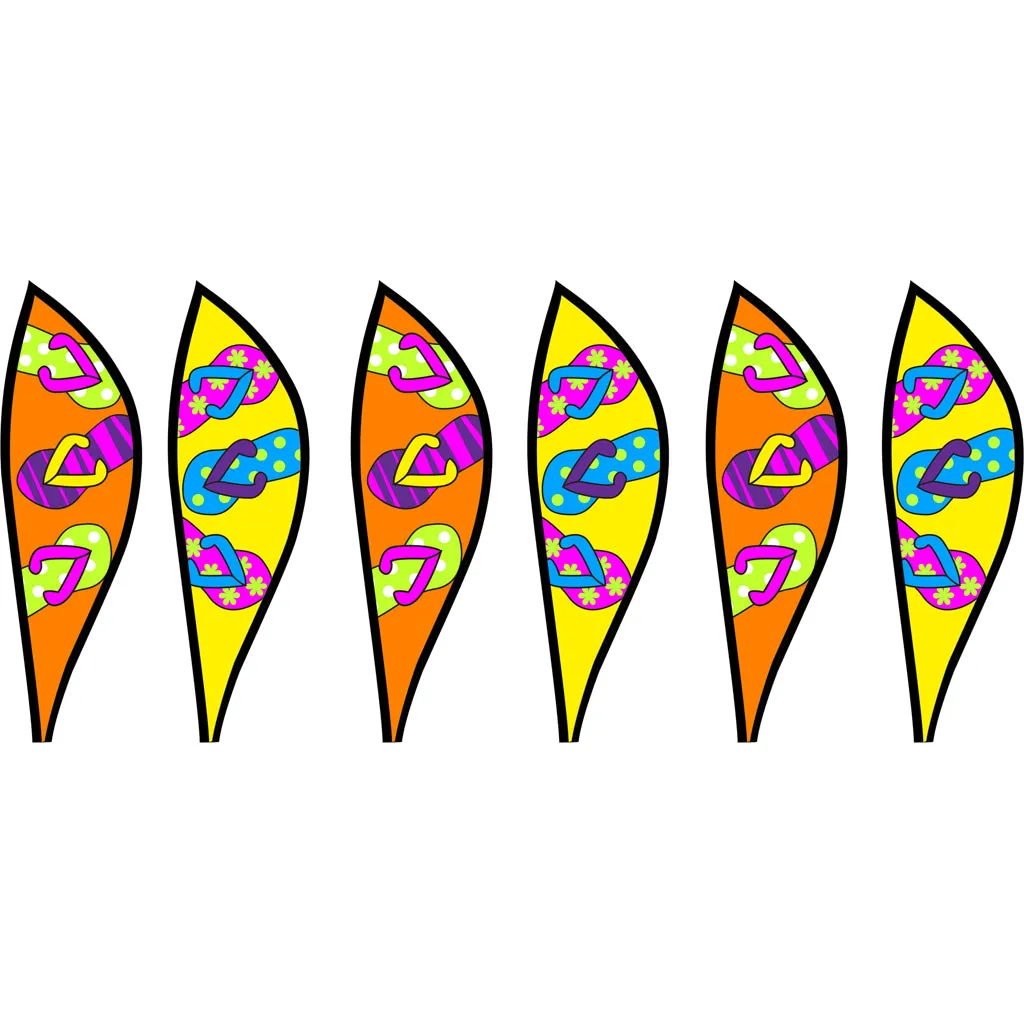 16 in. Hot Air Balloon - Flip Flops in the Sand