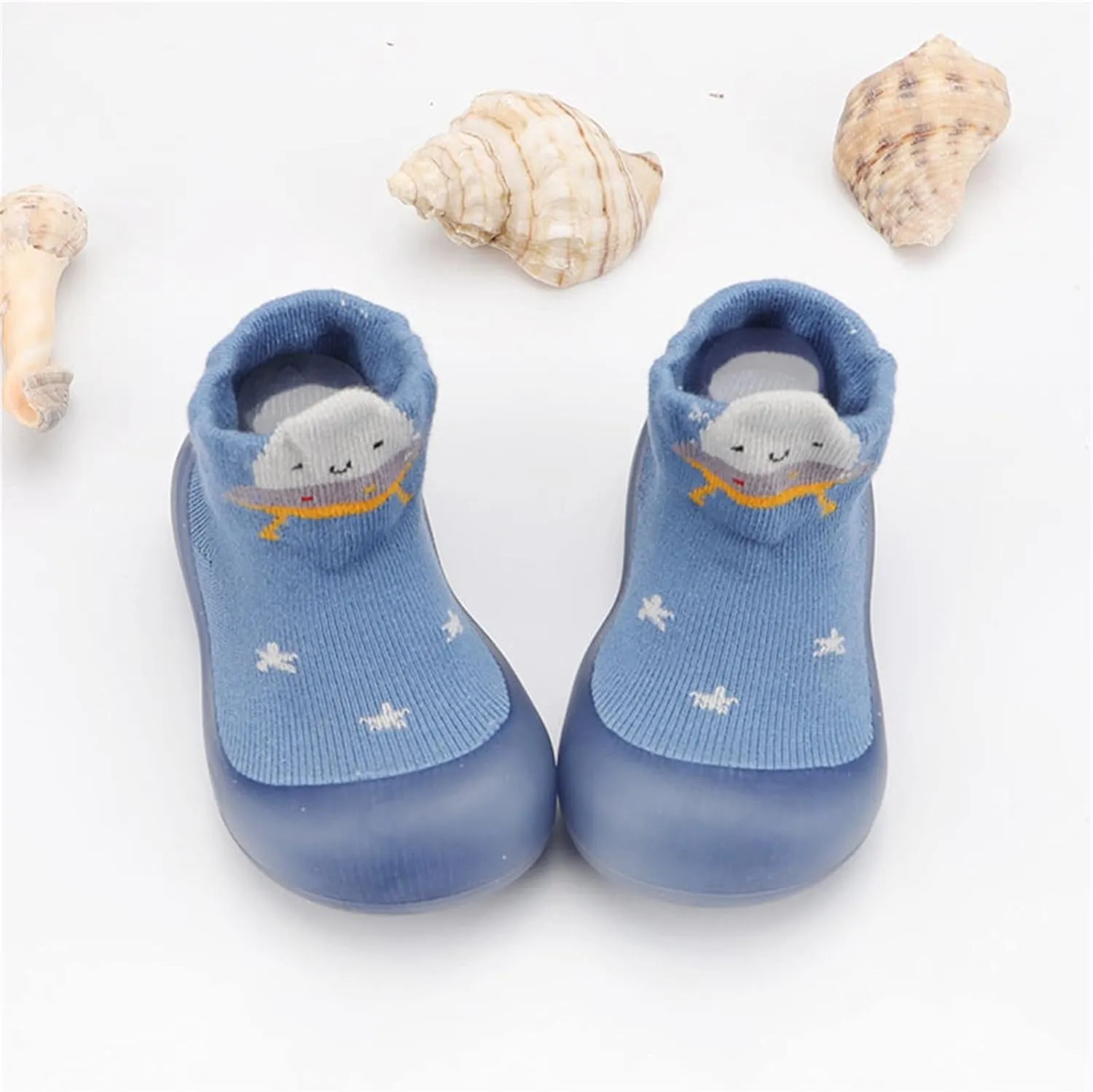 Baby Infant Soft Rubber Sneakers Crochet Cute Sock Shoes Toddler Newborn Non Slip First Walking Ankle Casual Boots