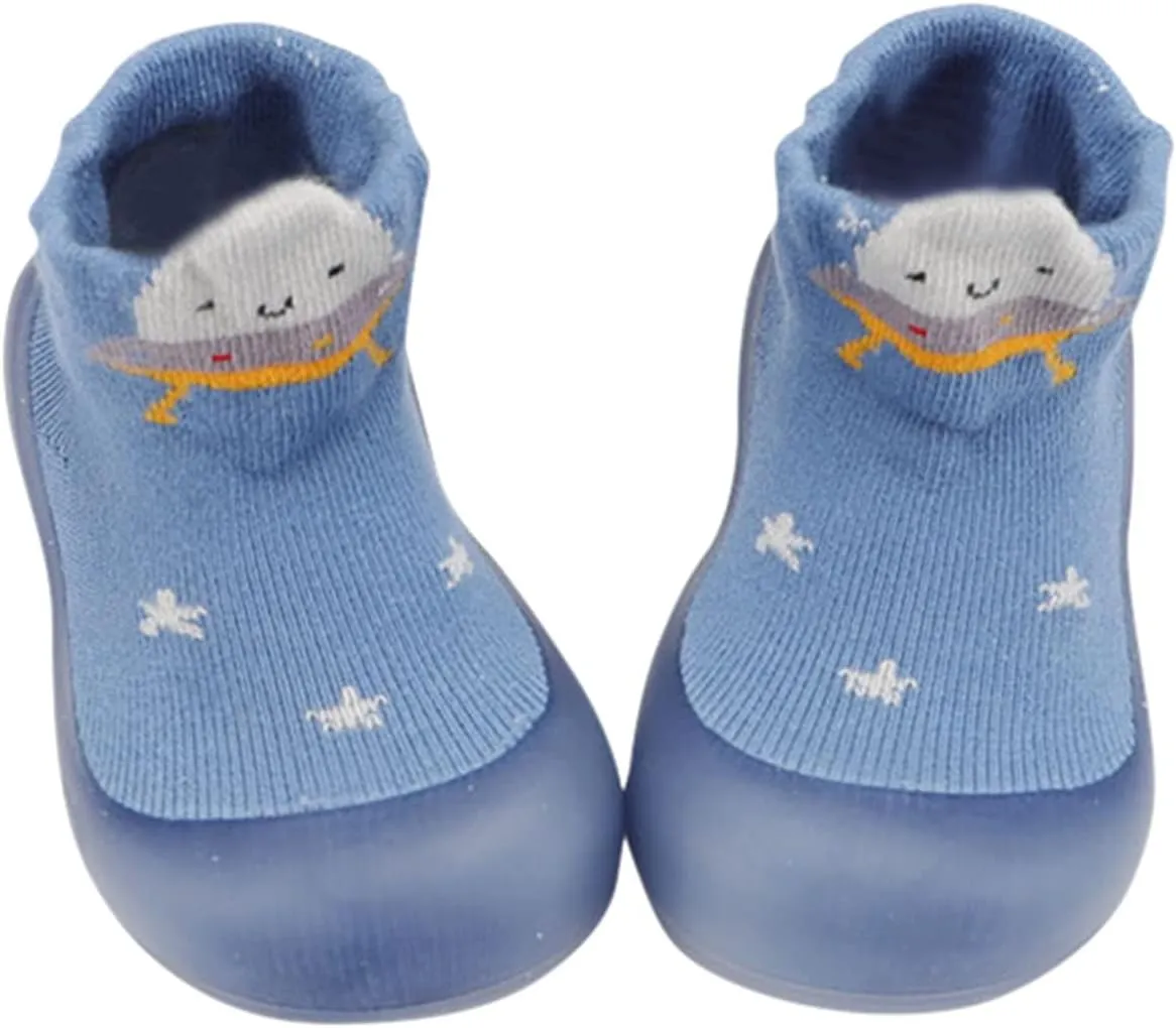 Baby Infant Soft Rubber Sneakers Crochet Cute Sock Shoes Toddler Newborn Non Slip First Walking Ankle Casual Boots