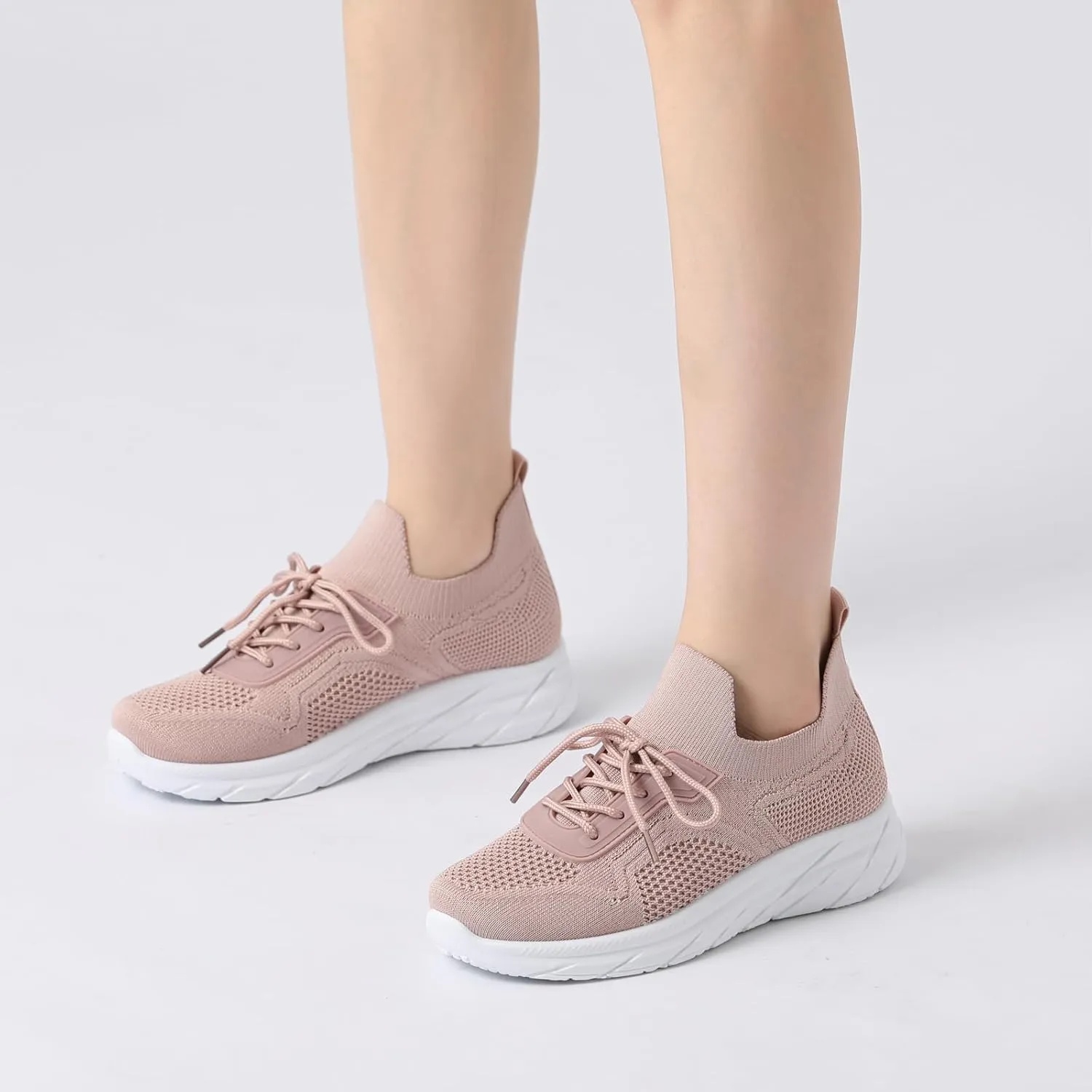 Bernal Walking Sneakers for Women Casual Soft Comfy Breathable Tennis Shoes Non Slip Mesh Work Shoes Shopping Gym