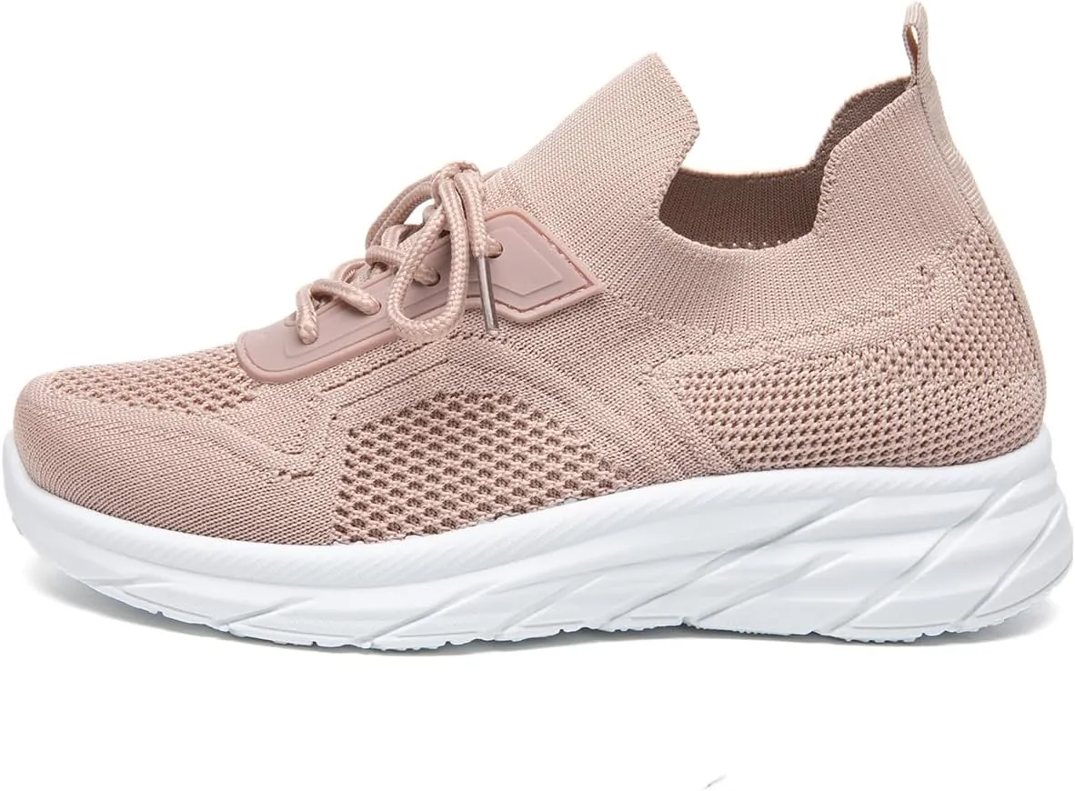 Bernal Walking Sneakers for Women Casual Soft Comfy Breathable Tennis Shoes Non Slip Mesh Work Shoes Shopping Gym