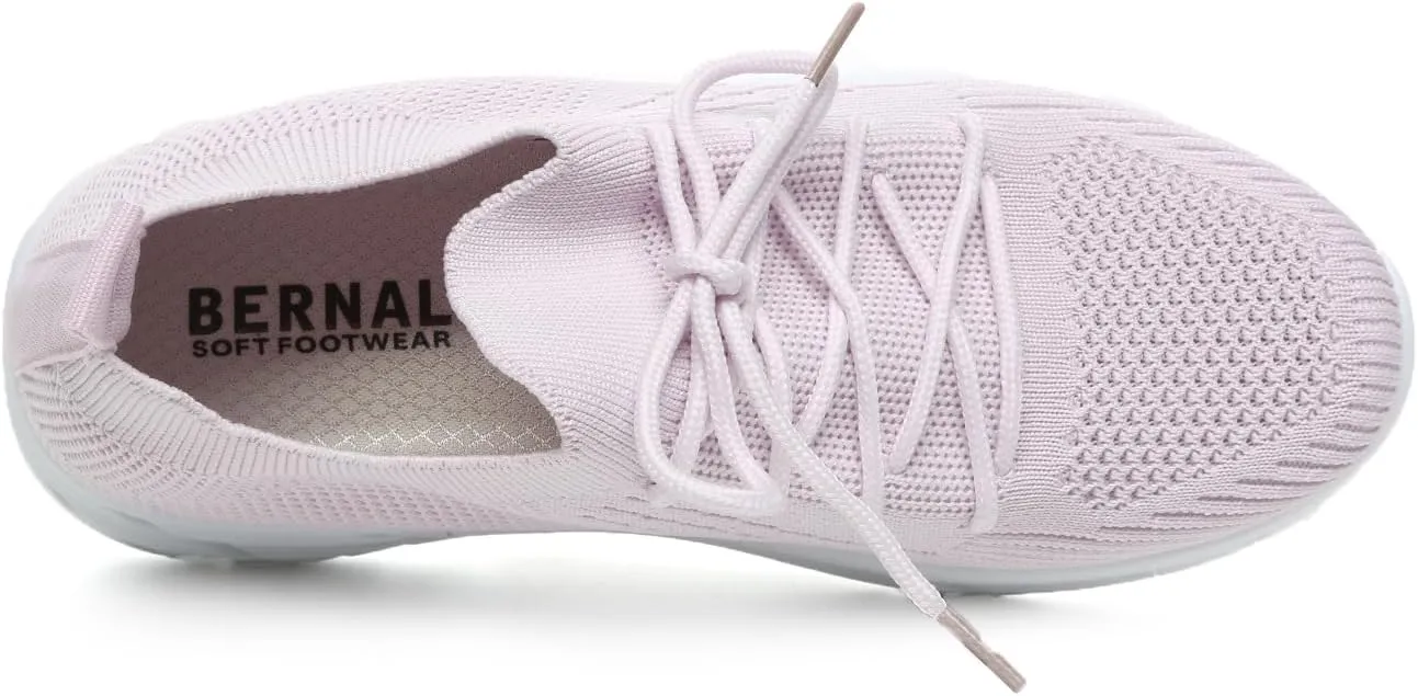 Bernal Walking Sneakers for Women Casual Soft Comfy Breathable Tennis Shoes Non Slip Mesh Work Shoes Shopping Gym