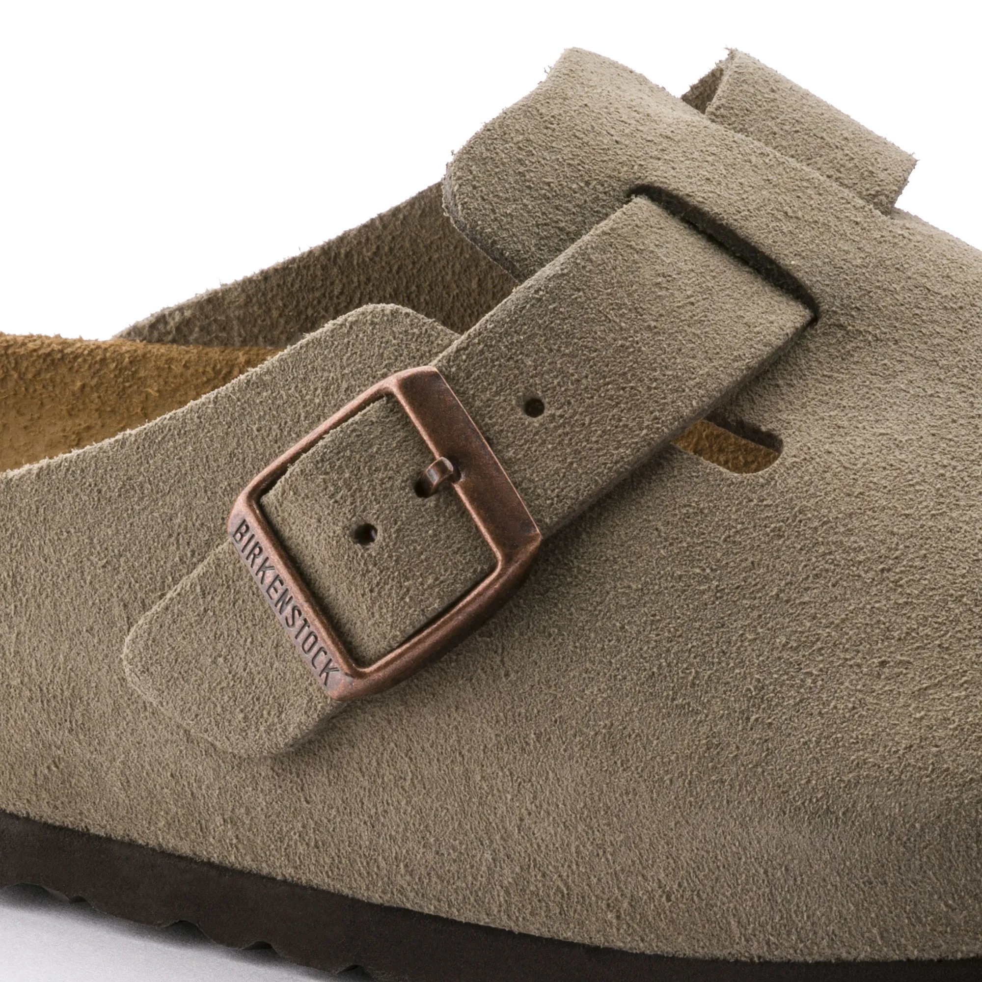 Birkenstock Boston Soft Footbed Suede Clogs Regular Fit