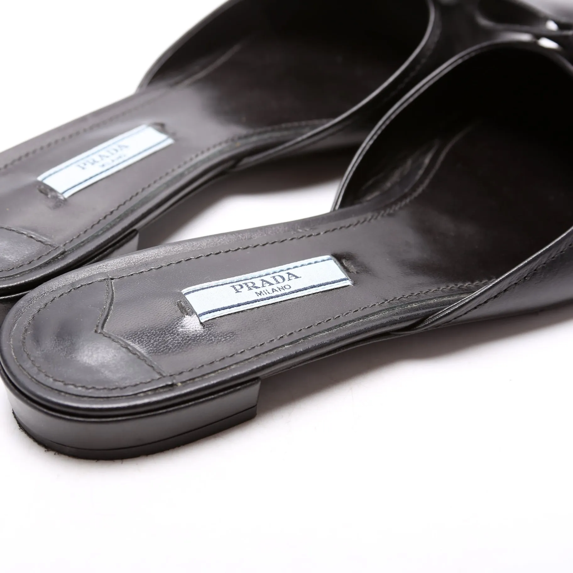 Bow Mules Size 38.5 Black