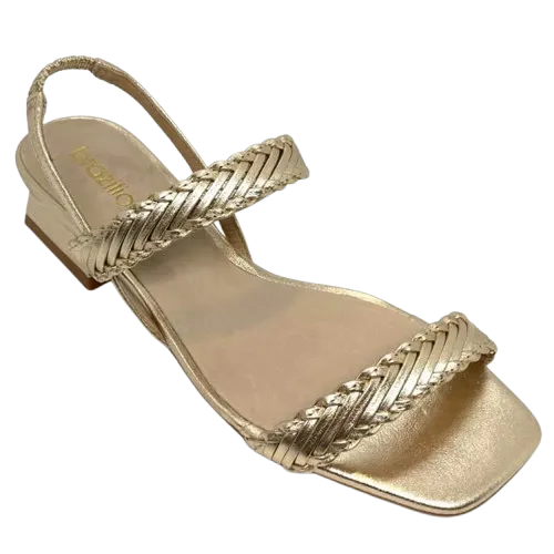 Brazilio Mid Heel  -  Light Gold
