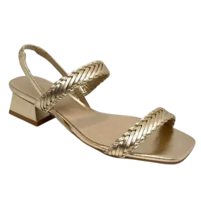 Brazilio Mid Heel  -  Light Gold