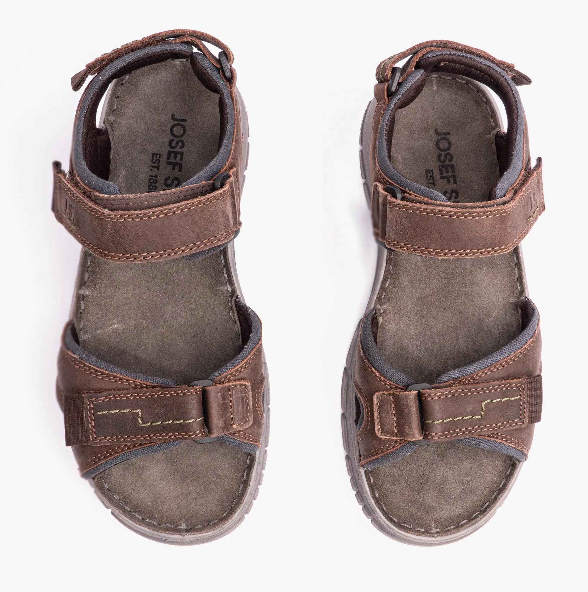 BRENDAN 03 Mens Sandals Braun-Kombi
