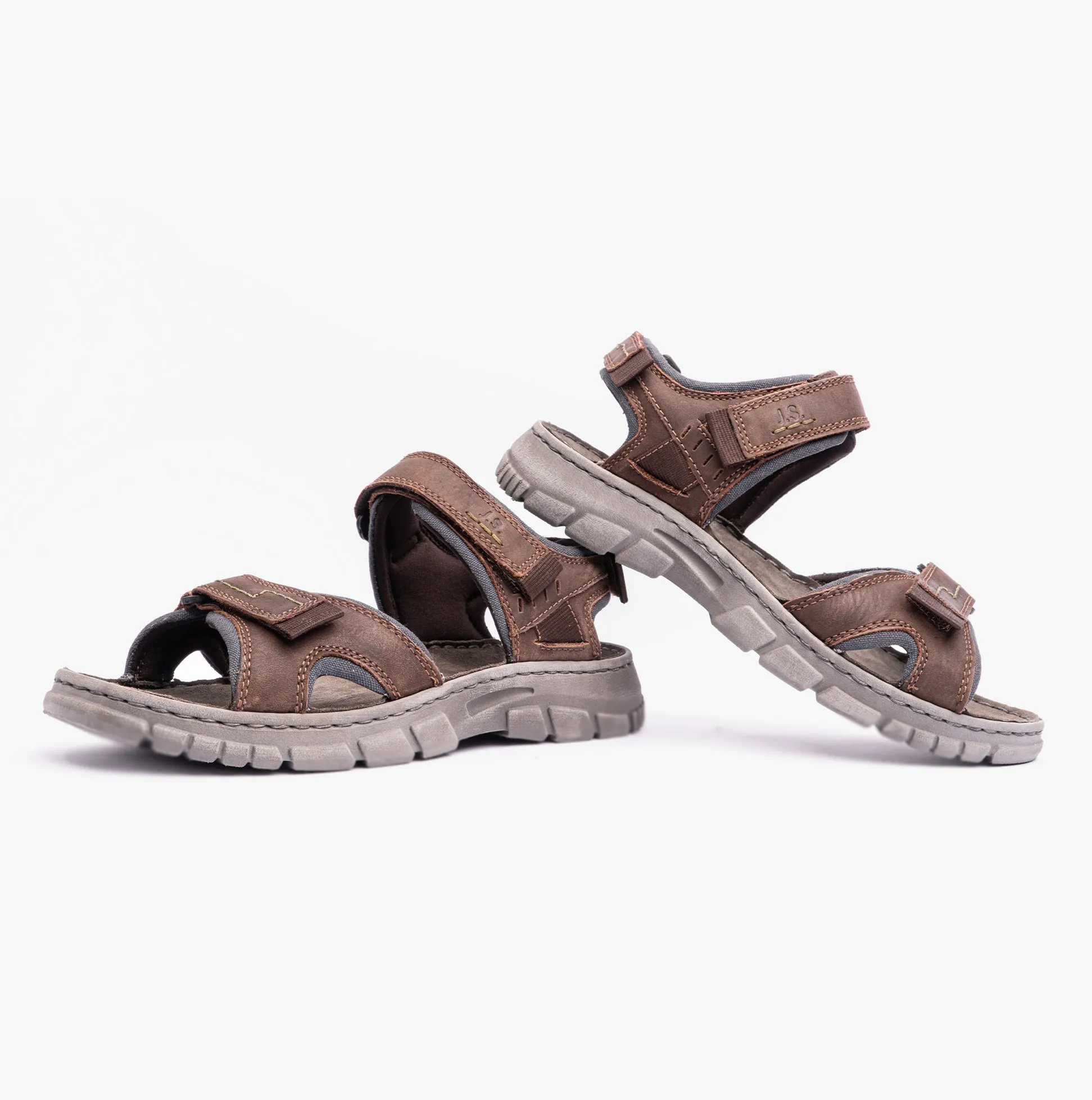 BRENDAN 03 Mens Sandals Braun-Kombi