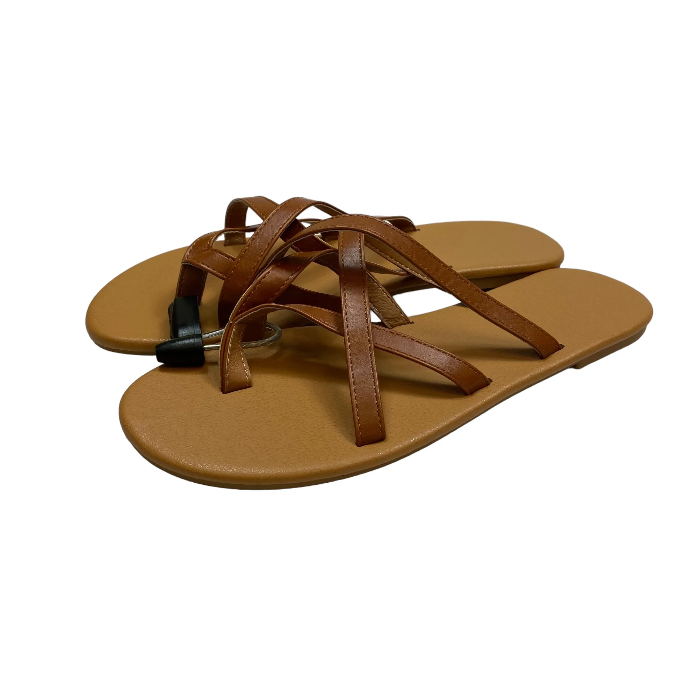 Brown Sandals Flip Flops Clothes Mentor, Size 12.5