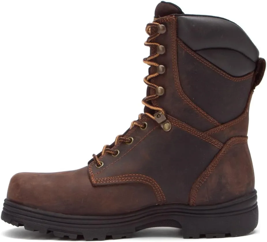 Carolina Boots Surveyor 8" Steel Toe Insulated Waterproof Work Boot, Mens Durable Industrial Construction Footwear