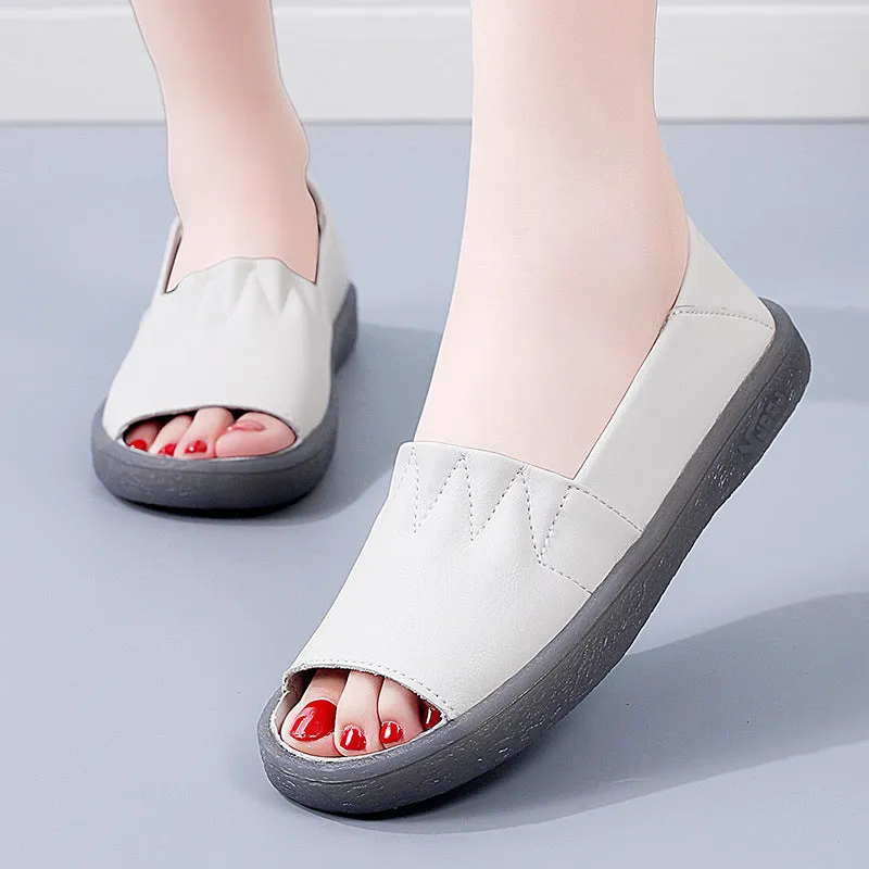 Comelyy Breathable Women's Sandals Flat Shoes