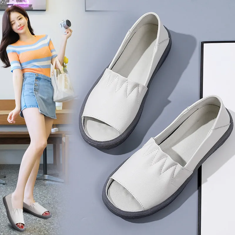 Comelyy Breathable Women's Sandals Flat Shoes