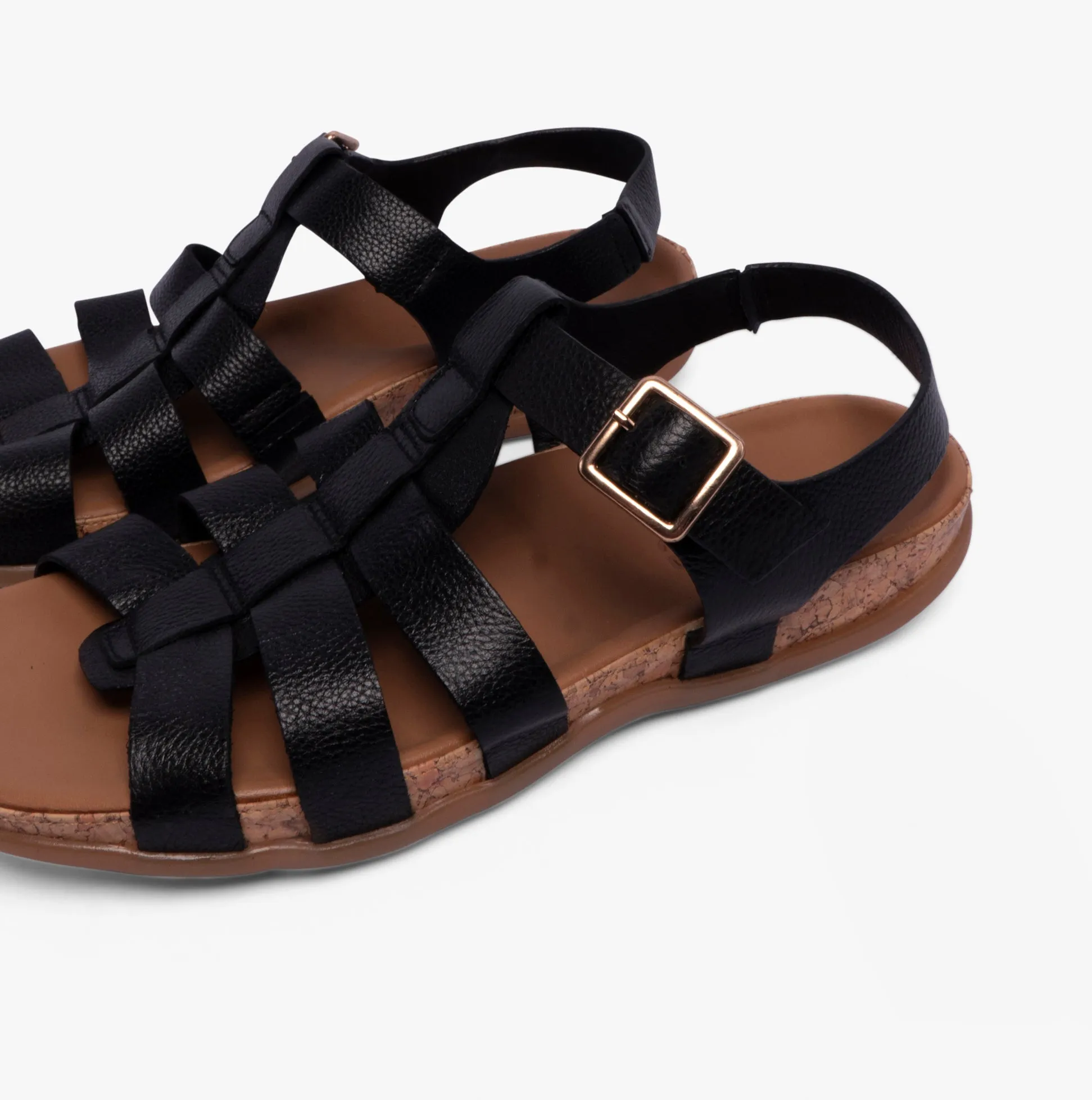 CRISTAL Womens Sandals Black