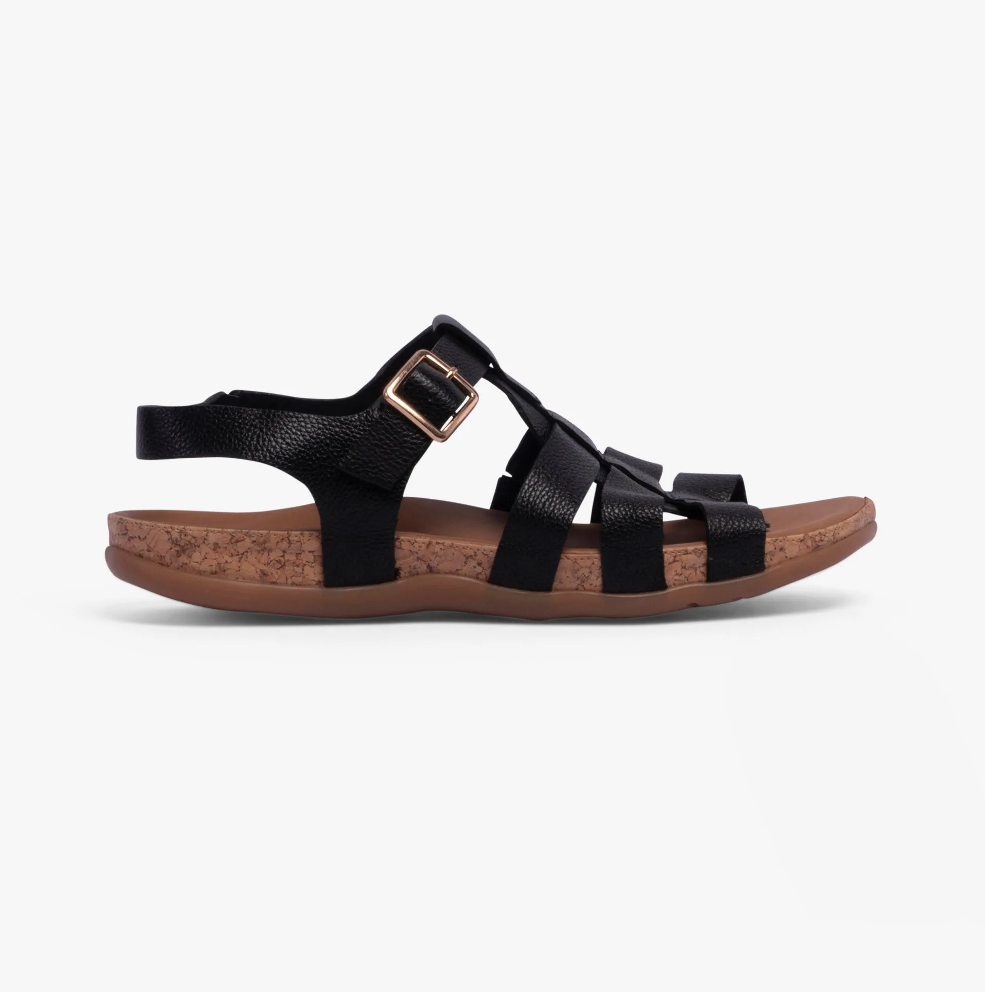 CRISTAL Womens Sandals Black