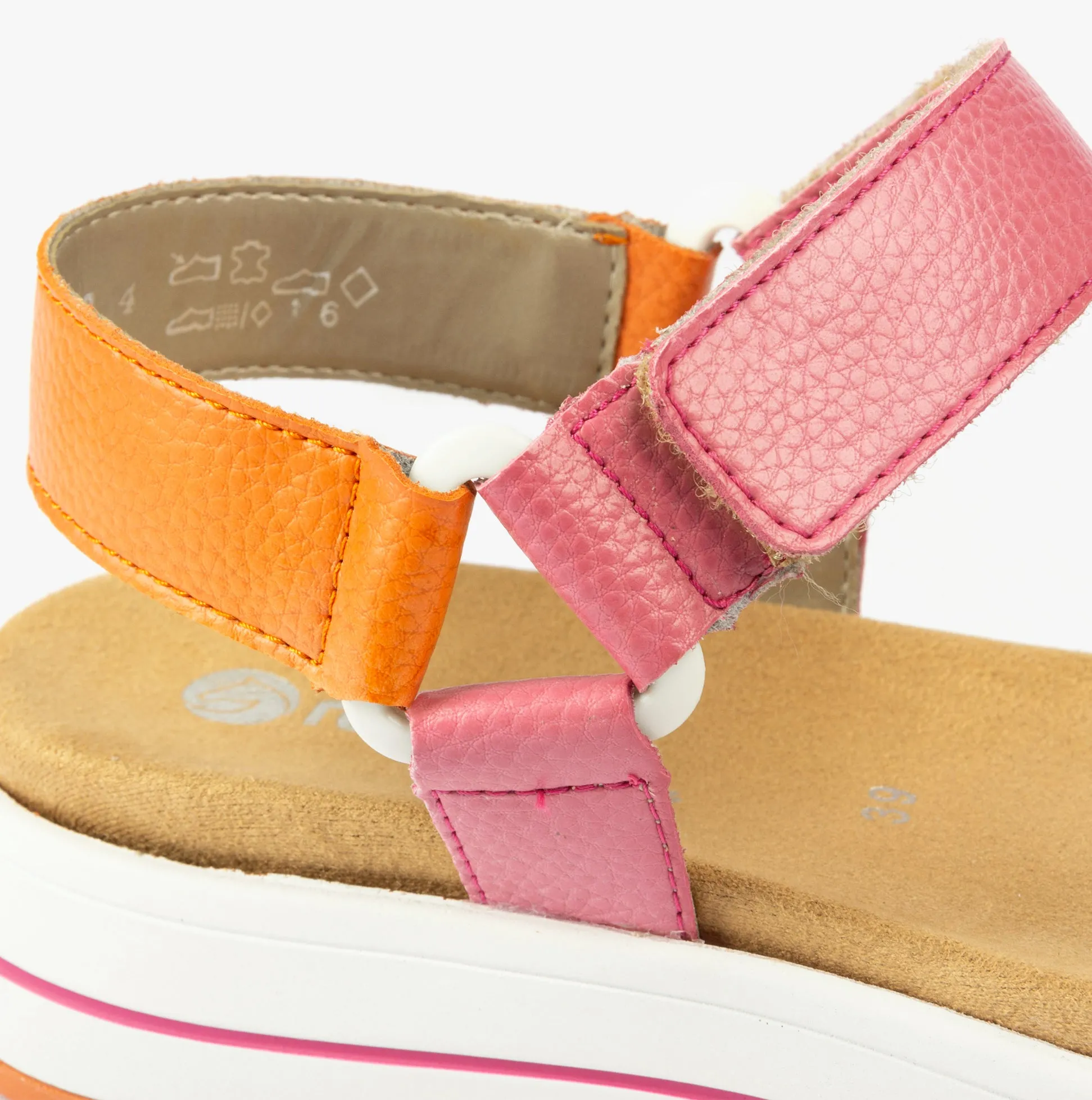 D1J57-31 Womens Sandals Pink