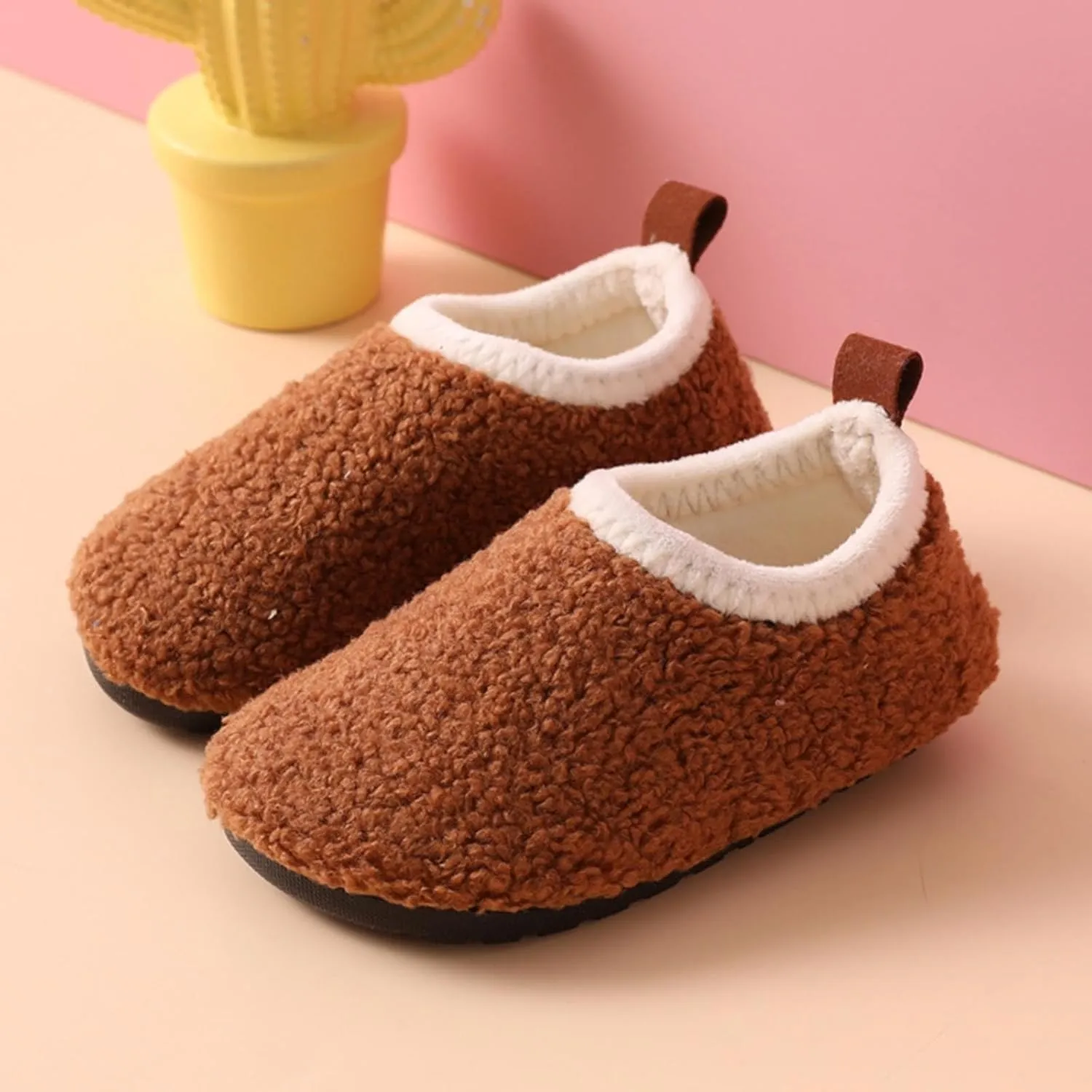 Feather Shoes for Kids Baby Girls Boys Winter Warm Cozy Sneaker Toddler Fuzzy Soft Outdoor Sport Flat Shoes