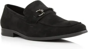 Ferro Aldo Demitri MFA19683 Classic Moc-Toe Penny Loafers with Decorative Buckle
