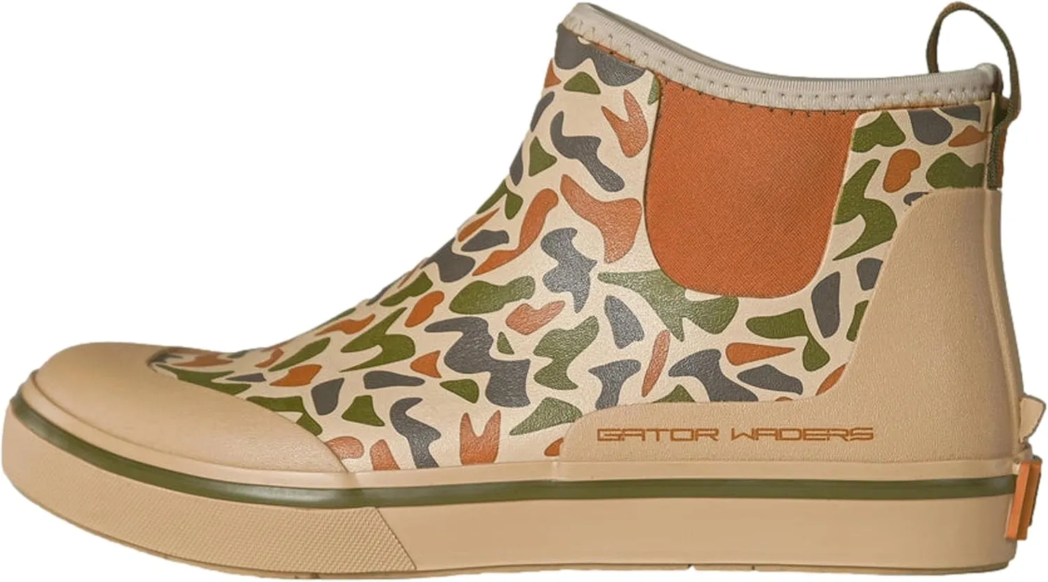 Gator Waders Men's Camp Boots - Durable Slip-Resistant Neoprene Lined Waterproof Ankle Boots for Camping, Fishing & Hiking