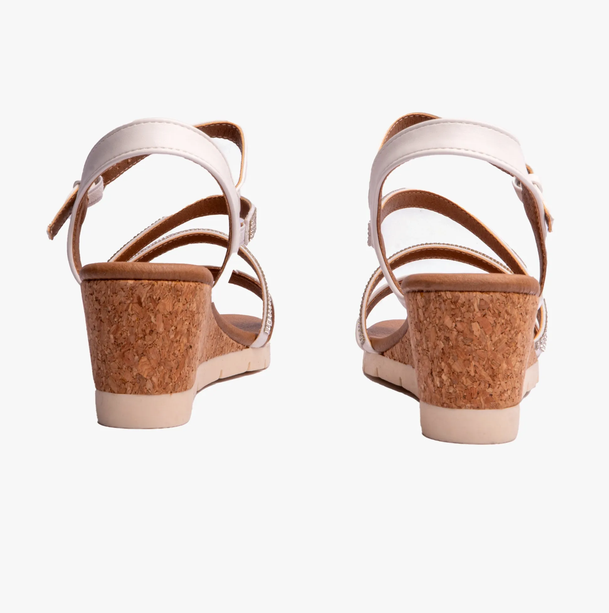 GOLDIE Womens Sandals White