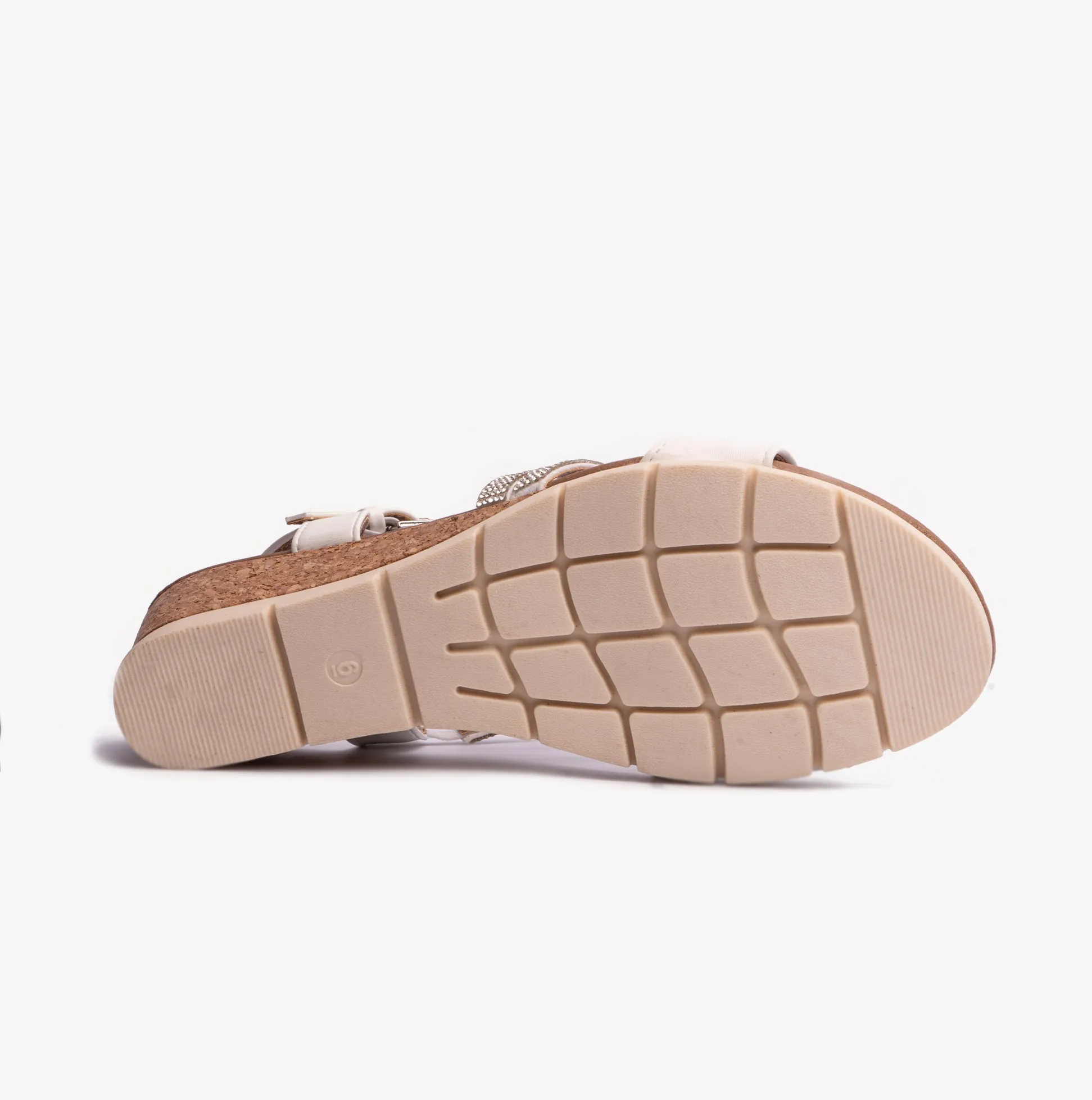 GOLDIE Womens Sandals White