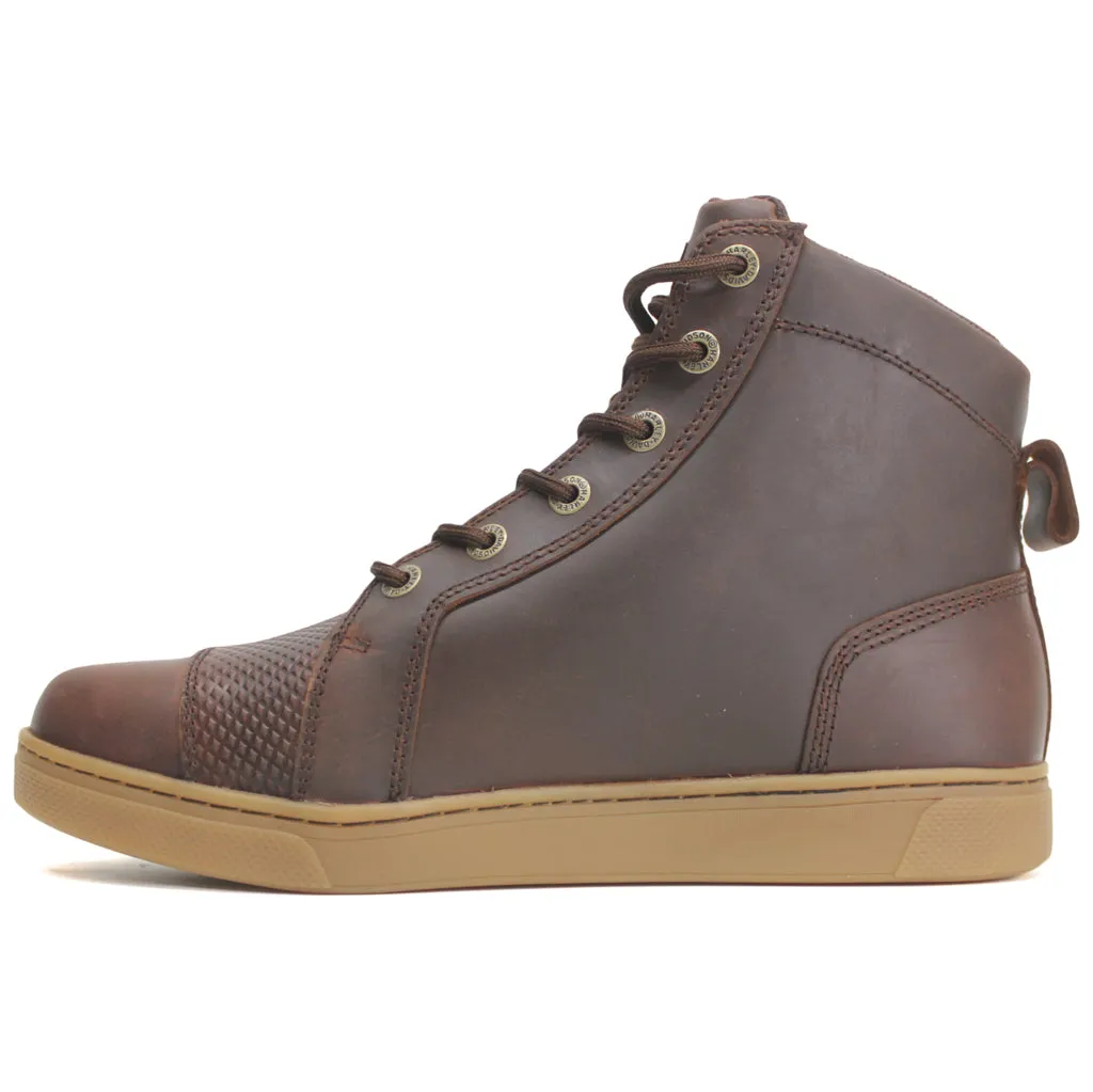 Harley Davidson Breman 4.5 Inch Full Grain Leather Men's Ankle Biker Boots