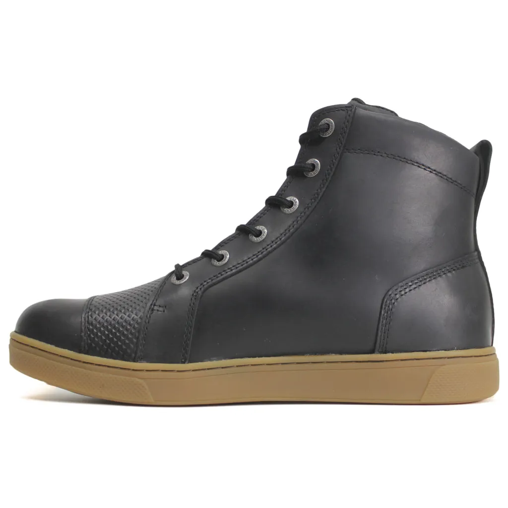 Harley Davidson Breman 4.5 Inch Full Grain Leather Men's Ankle Biker Boots