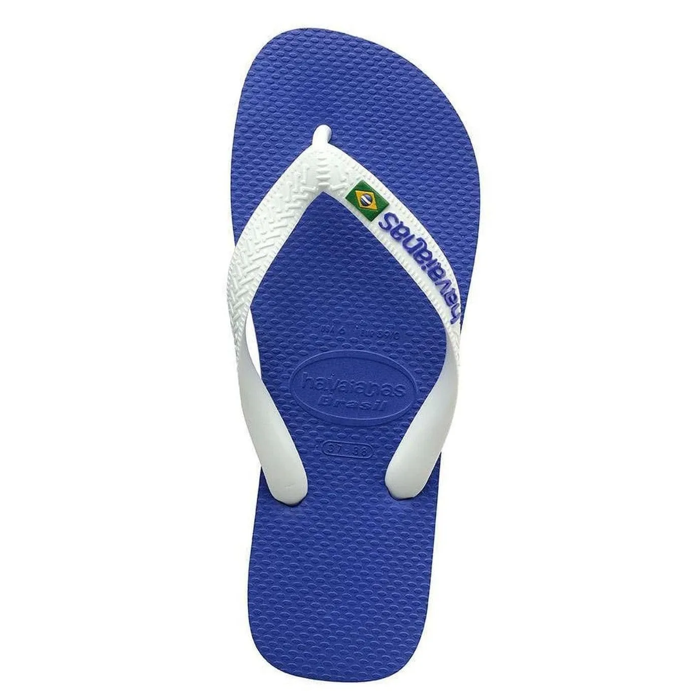 Havaianas Brasil Logo FlipFlops Matine Blue