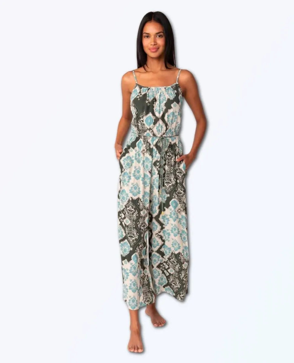Into The Night Jumpsuit Blue Combo