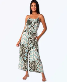 Into The Night Jumpsuit Blue Combo
