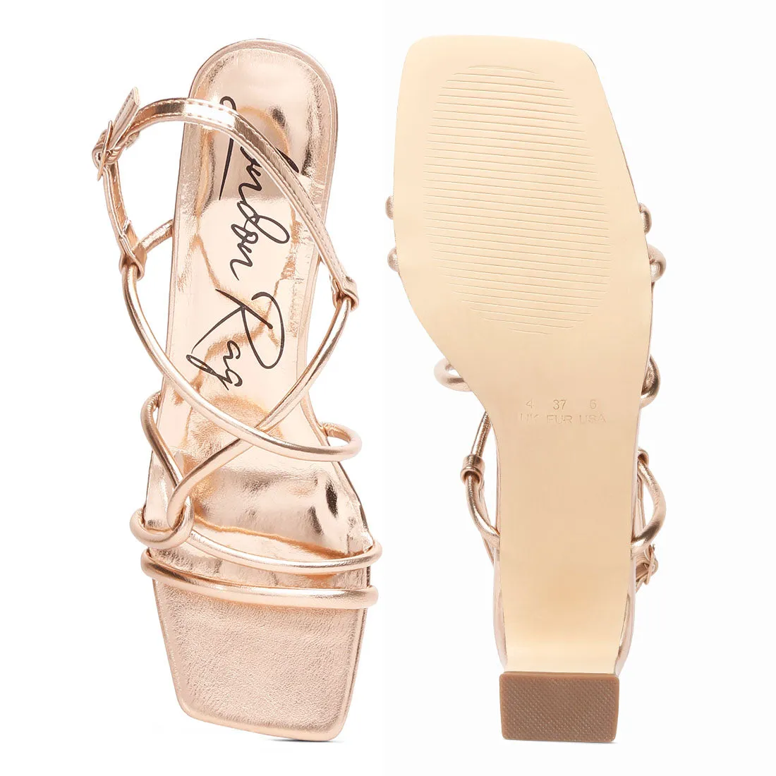 Knotted Strap Sandals