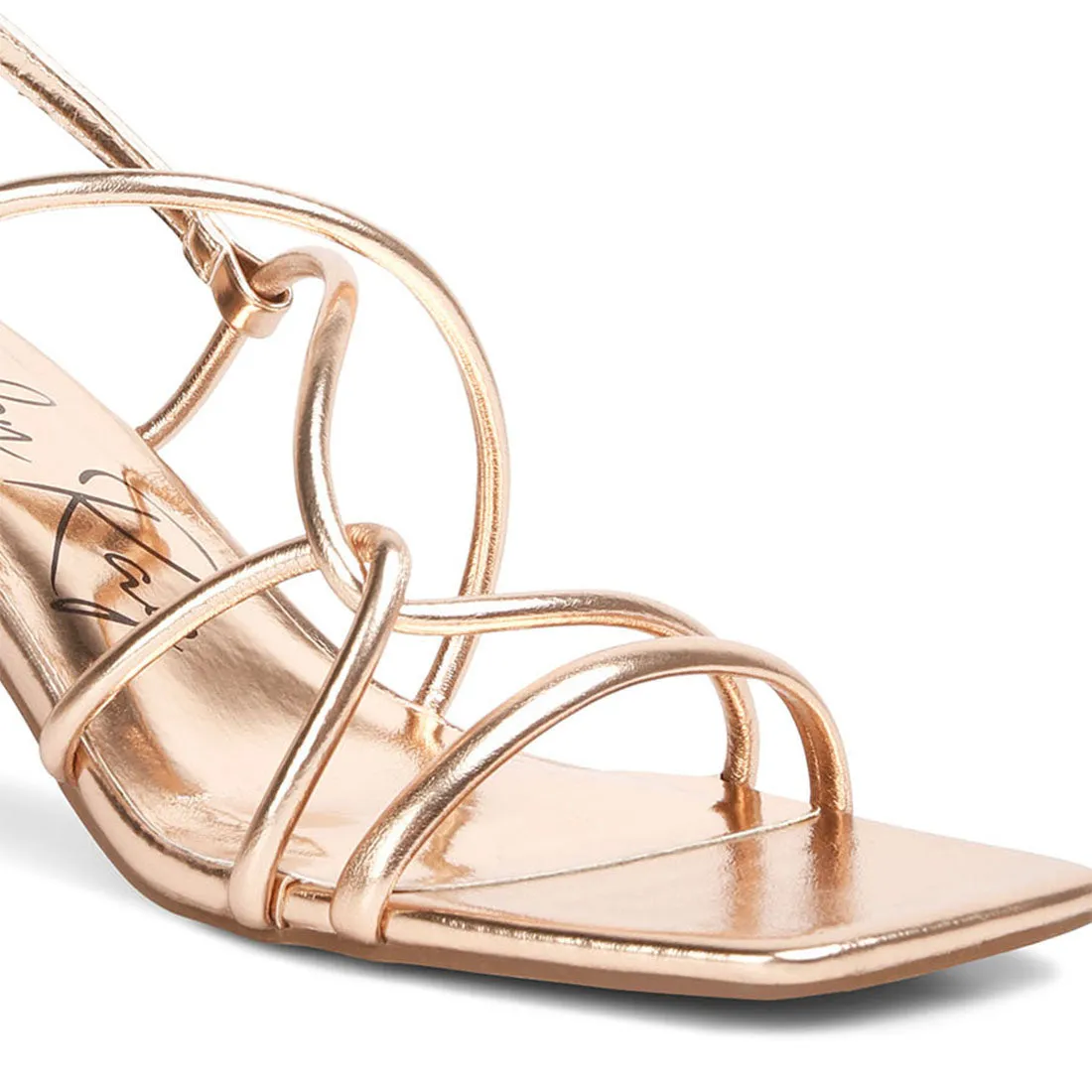 Knotted Strap Sandals