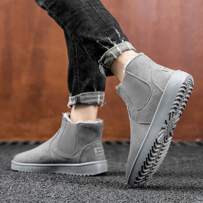 Leather Ankle Boots for Men