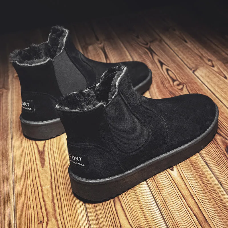 Leather Ankle Boots for Men