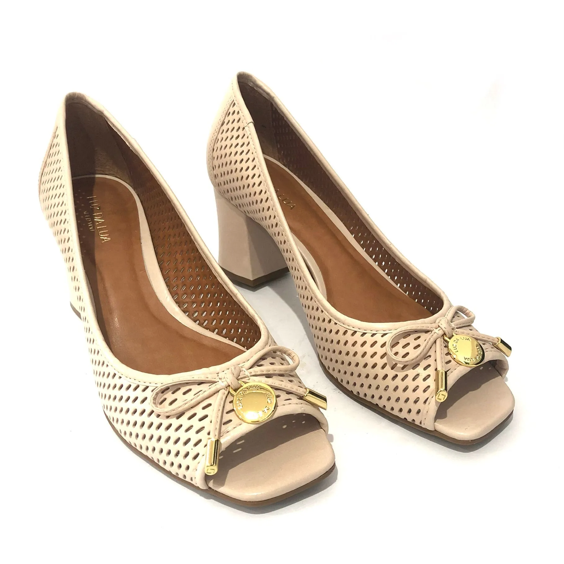Lizbeth Nude Peep Toe