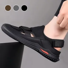 Men’s Breathable Summer Beach Sandals with Adjustable Width