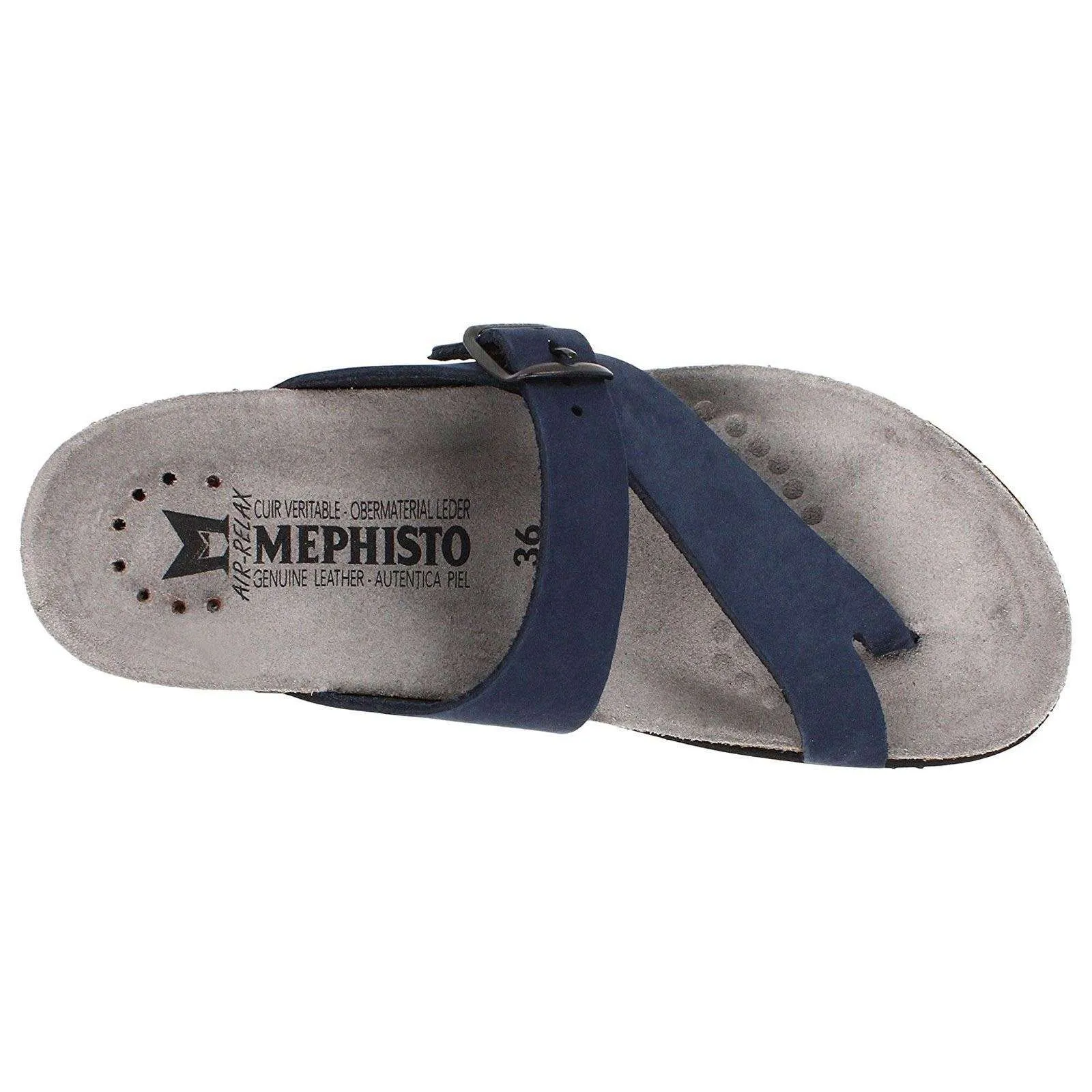 Mephisto Helen Mix Nubuck Leather Women's Slide Sandals