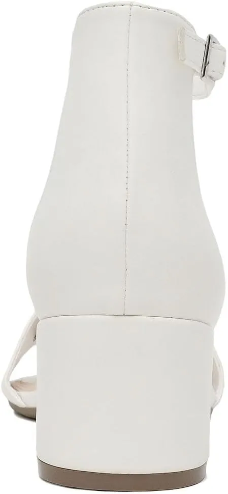 NAUTICA Women's Ankle Strap Low-Chunk Pump Sandal: Elegant Low-Block Heel Dress Shoe for Stylish Comfort-Yona