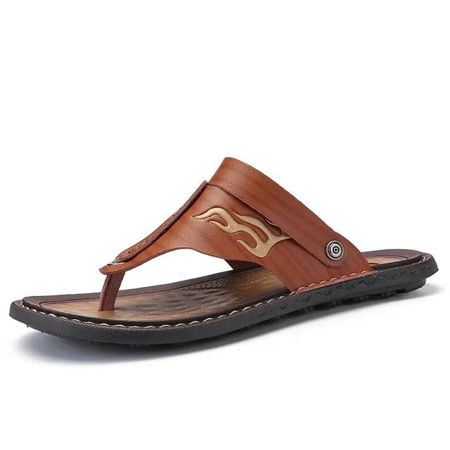 Summer Breathable Roman Beach Men's Slippers Sandals