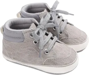 Toddler Boys Girls High Top Canvas Shoes Soft Rubber Sole Warm Sport Shoes Outdoor Casual Solid Boots with Strap