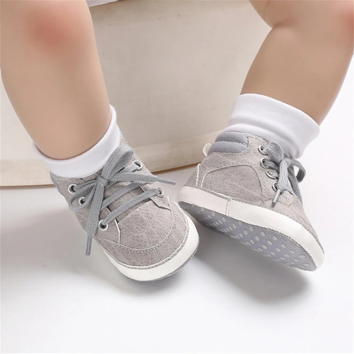 Toddler Boys Girls High Top Canvas Shoes Soft Rubber Sole Warm Sport Shoes Outdoor Casual Solid Boots with Strap