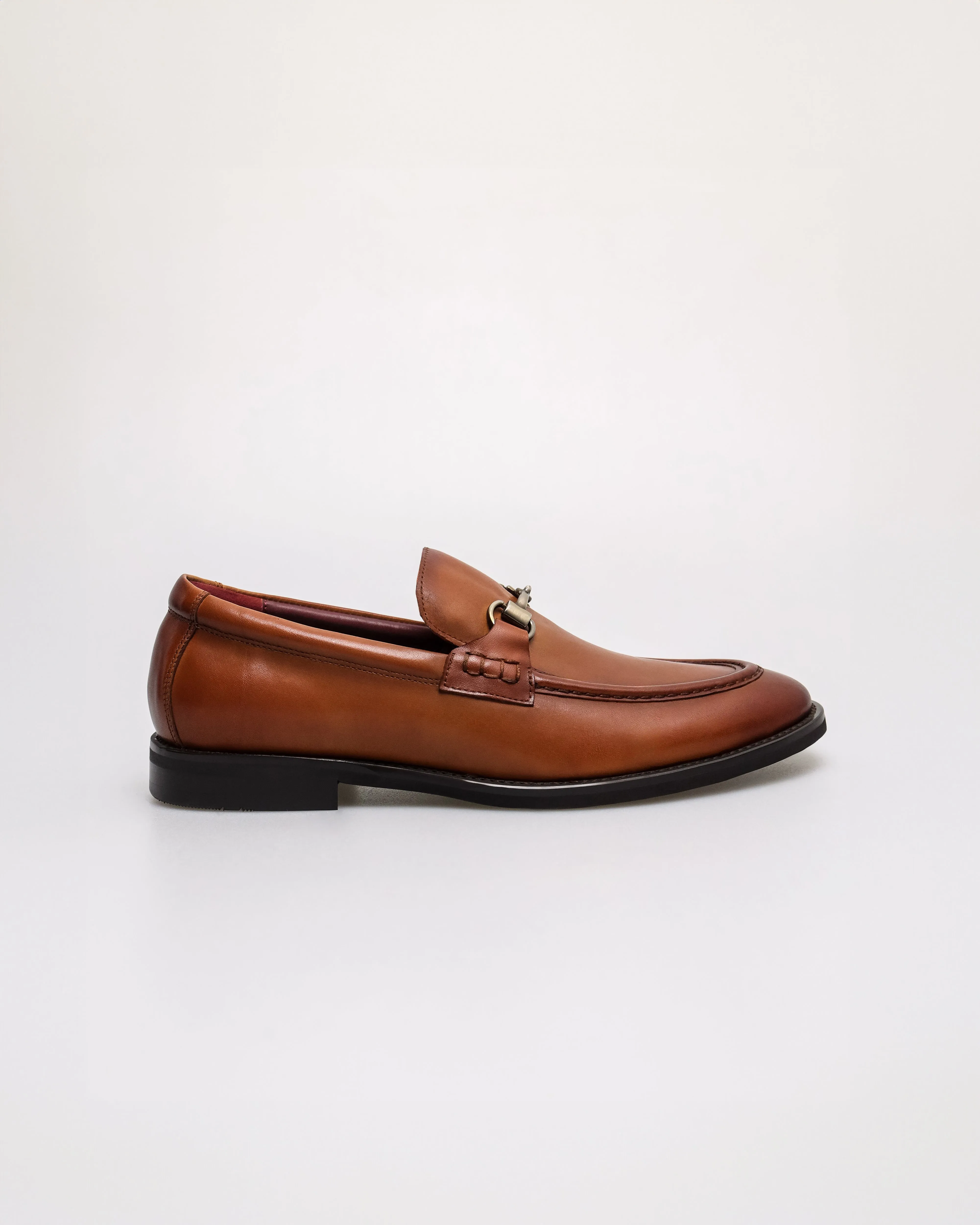 Tomaz HF125 Men's Classic Leather Horsebit Loafer